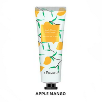 Seomou Apple 🍎 Mango 🥭 Hand Cream Soft & Refreshing Texture 30 ml