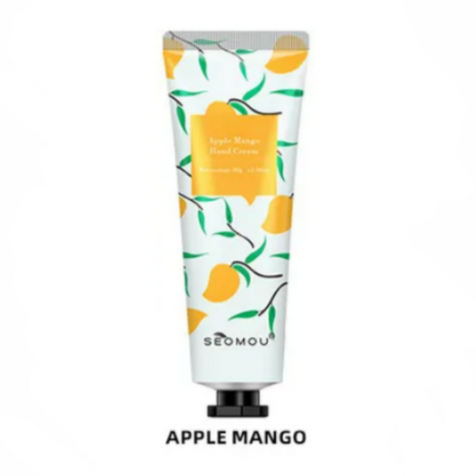 Seomou Apple 🍎 Mango 🥭 Hand Cream Soft & Refreshing Texture 30 ml