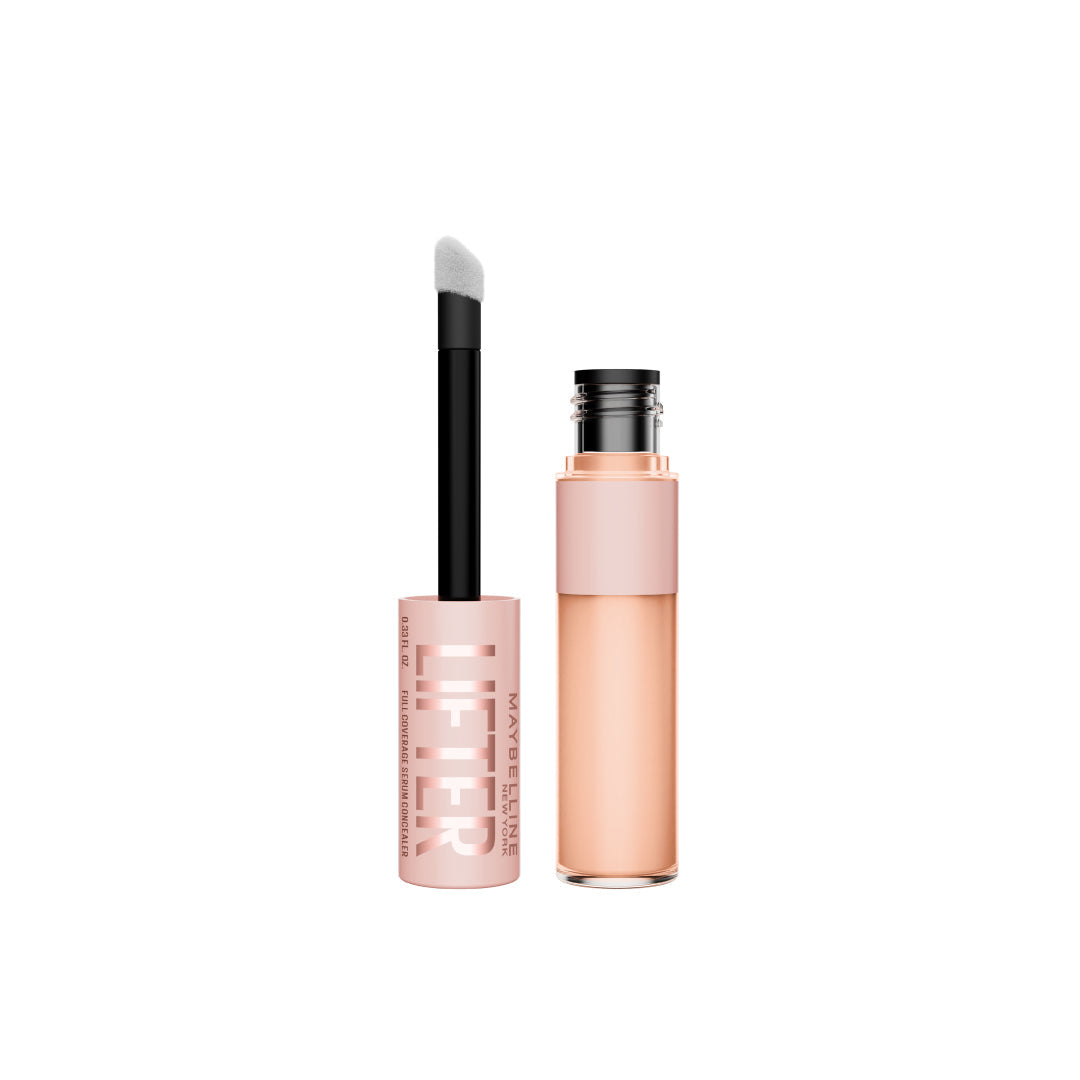Maybelline Lifter Serum Concealer, Full Coverage, Includes 2% Peptides + Caffeine to Hydrate & Brighten Under Eyes 20
