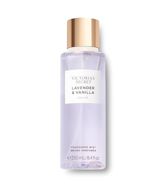 Victoria Secret Lavender 🪻 & Vanilla Relax Perfume Body Splash 250 ml ( Dubai Edition )