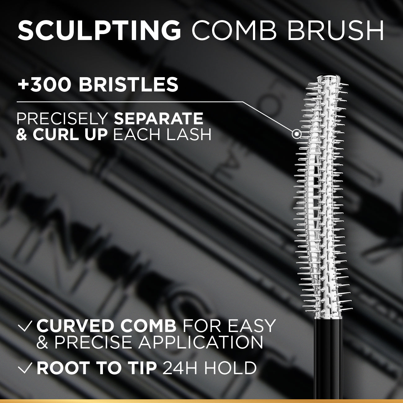 L’Oréal Paris Telescopic Extensionist Mascara for 24H Long-Lasting Curl, Volume, and Exceptional Lengthening Eyelashes with Eyelash-Extension Effect