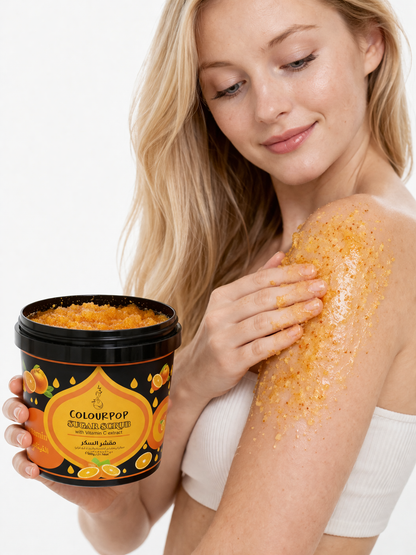 Sugar Scrub With Vitamin C Extract For Body ( Big Size 600g )
