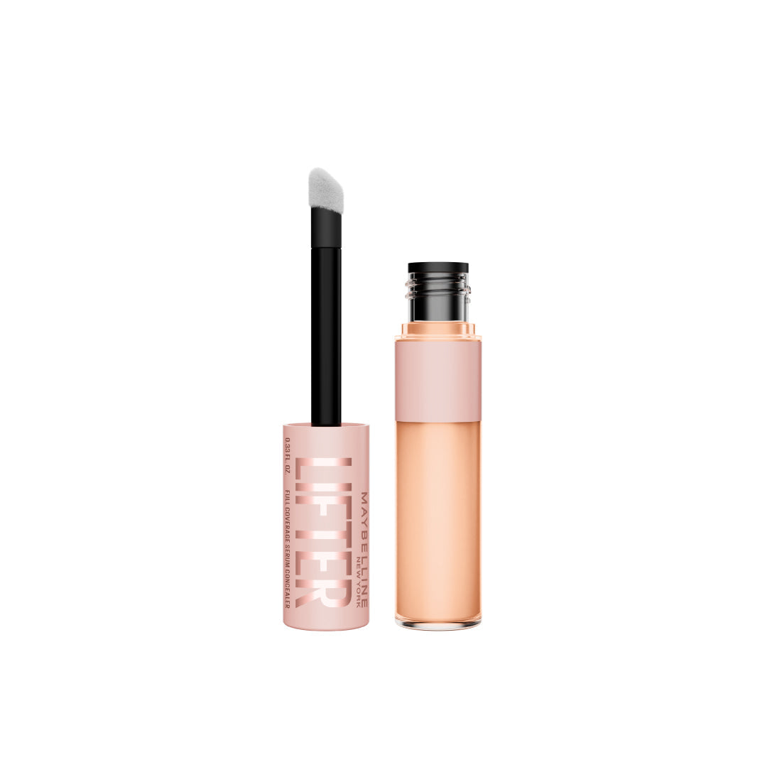 Maybelline Lifter Serum Concealer, Full Coverage, Includes 2% Peptides + Caffeine to Hydrate & Brighten Under Eyes 35