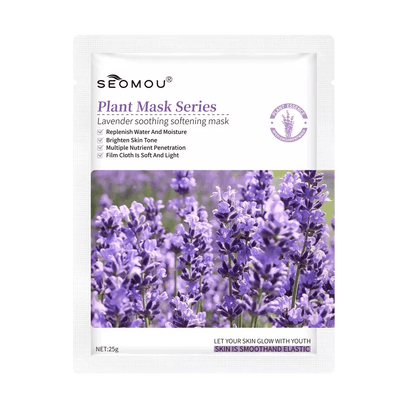 SEOMOU Lavender Soothing Softening Korean Mask Face Sheet Mask