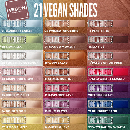 NYX Professional Makeup Ultimate Glow Shots, Brightening Liquid Eyeshadow 05 High-key Lychee