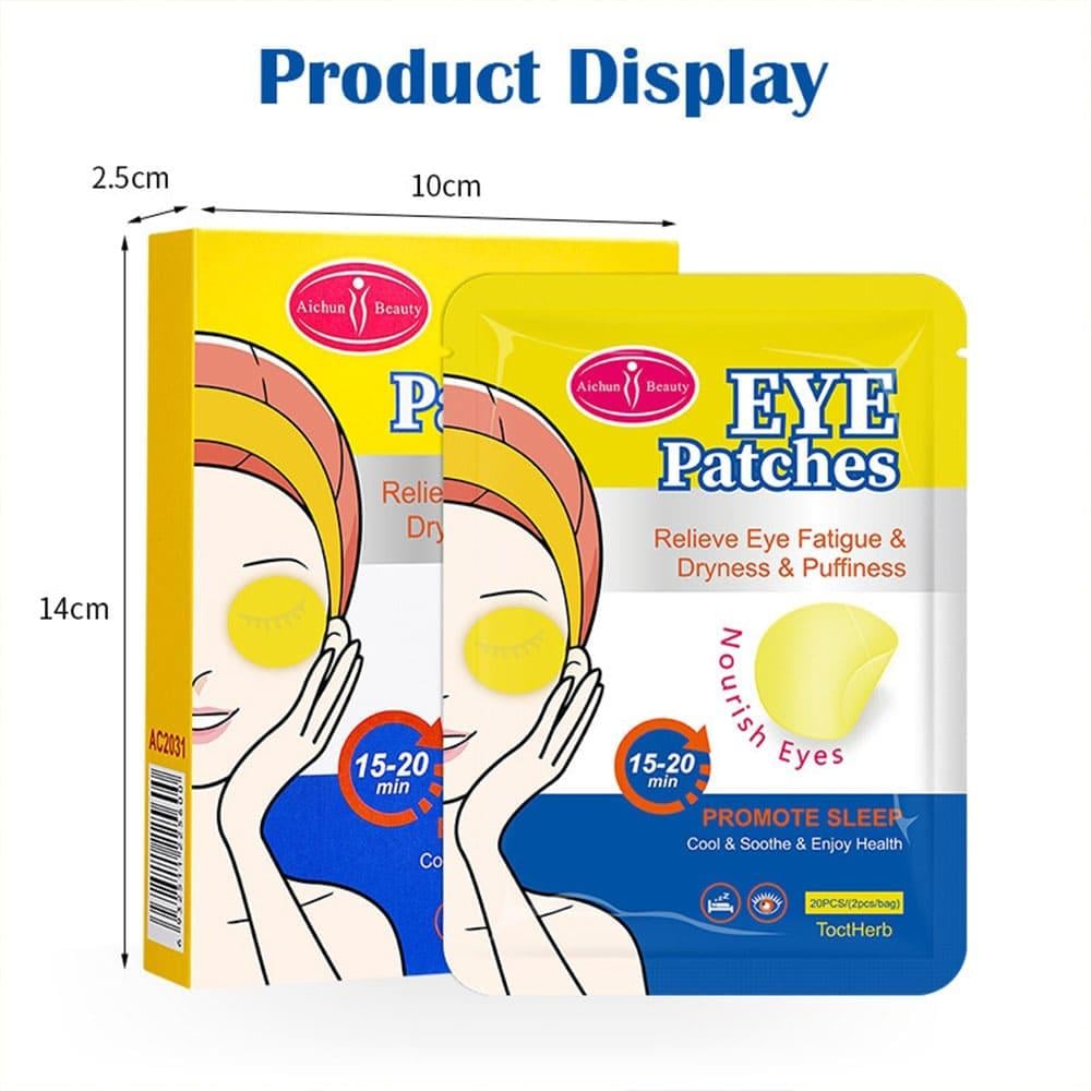 Aishun Beauty Eye Patches to Reduce Eye Puffiness - 20 Pieces