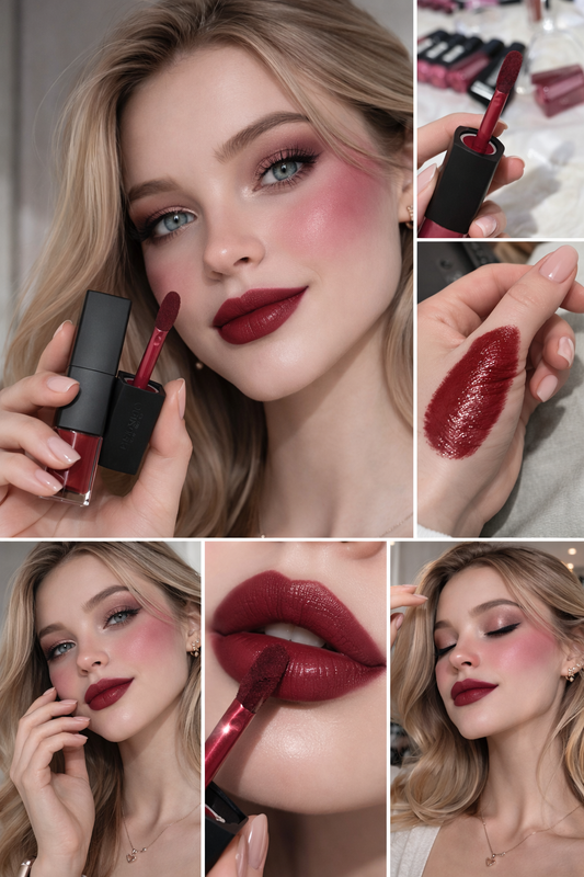 Shaka Innovative Beauty Cheek & Lipstick 106 Rouge Sangria ( Outlet)