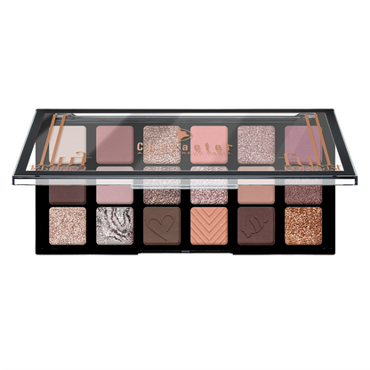 Character 18 Color Eyeshadow Palette Smoky Elegance - CFC002