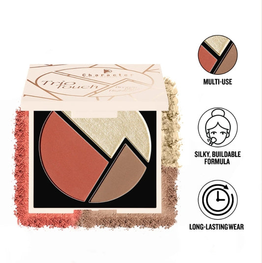Character Trio Touch Palette ( Blush , Bronzer , Highlighter ) 04