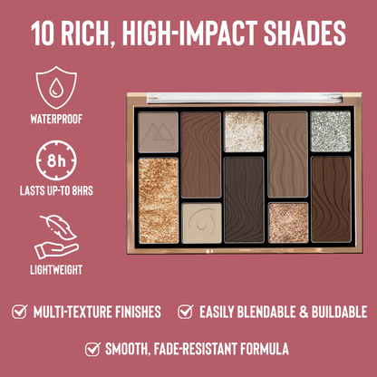 Character 10 Color Eyeshadow Palette CEP002