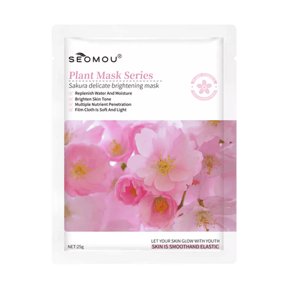 SEOMOU Sakura Delicate Brightening Korean Face Sheet Mask