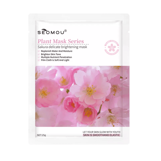 SEOMOU Sakura Delicate Brightening Korean Face Sheet Mask