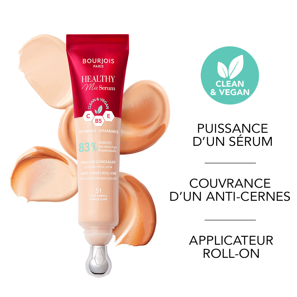Bourjois Paris Healthy Mix Serum Roll On Concealer 11ml , 49 Ivory