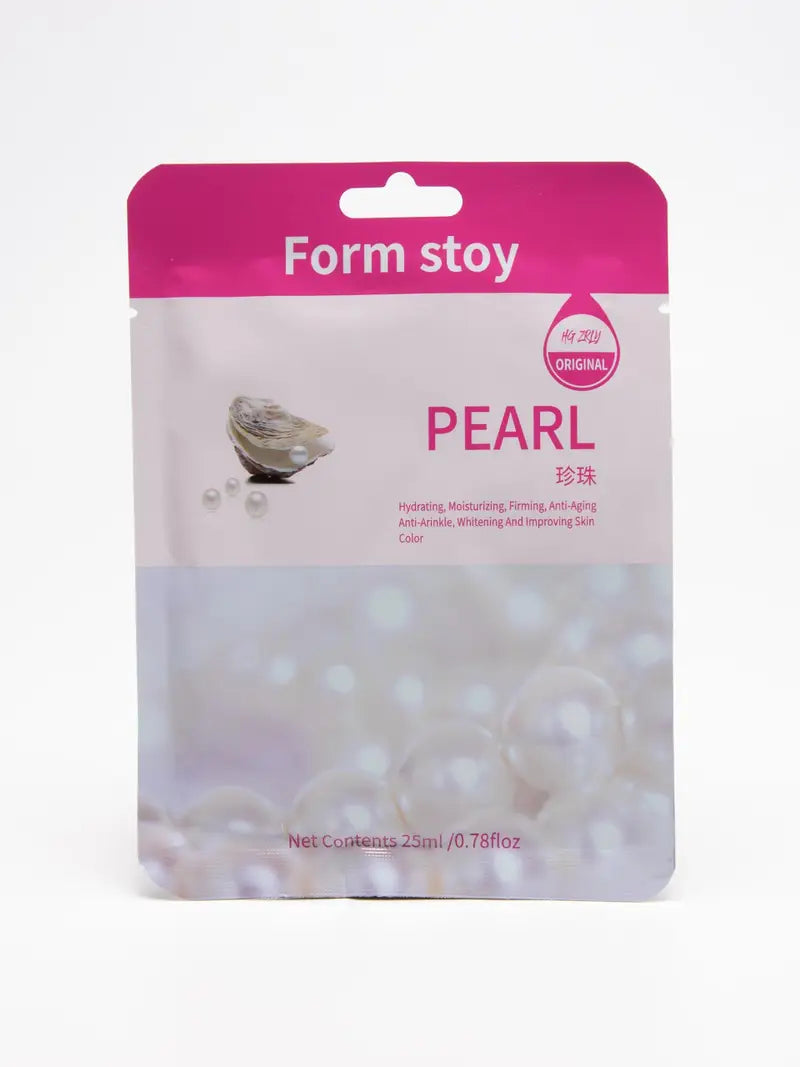 Stoy Pearl Sheet Mask – High-Grade Pearl Extract, Whitening & Moisturizing Skin Care