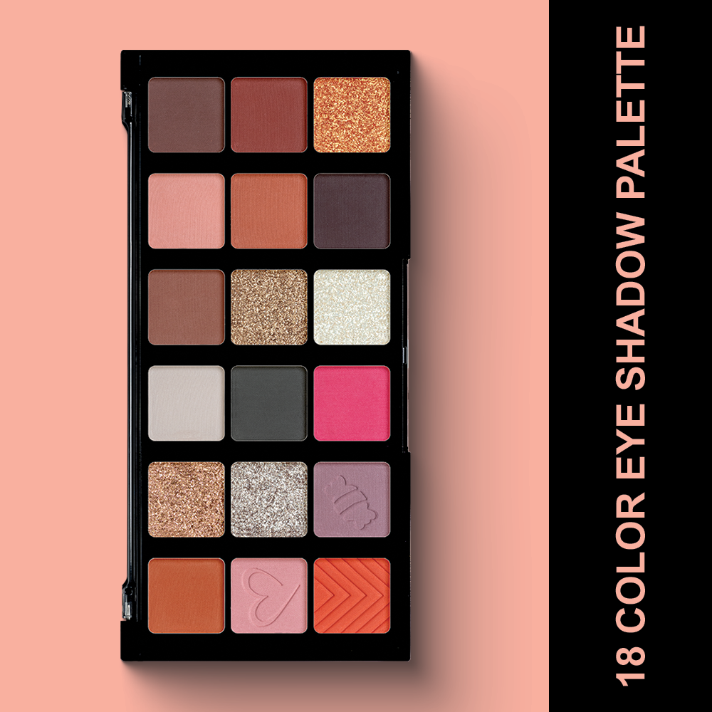 Character 18 Color Eyeshadow Palette Rustic Radiance - CFC003
