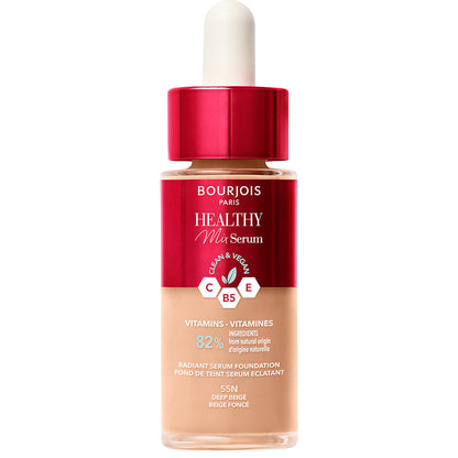 Bourjos Healthy Mix Serum Foundation 55 Deep Beige