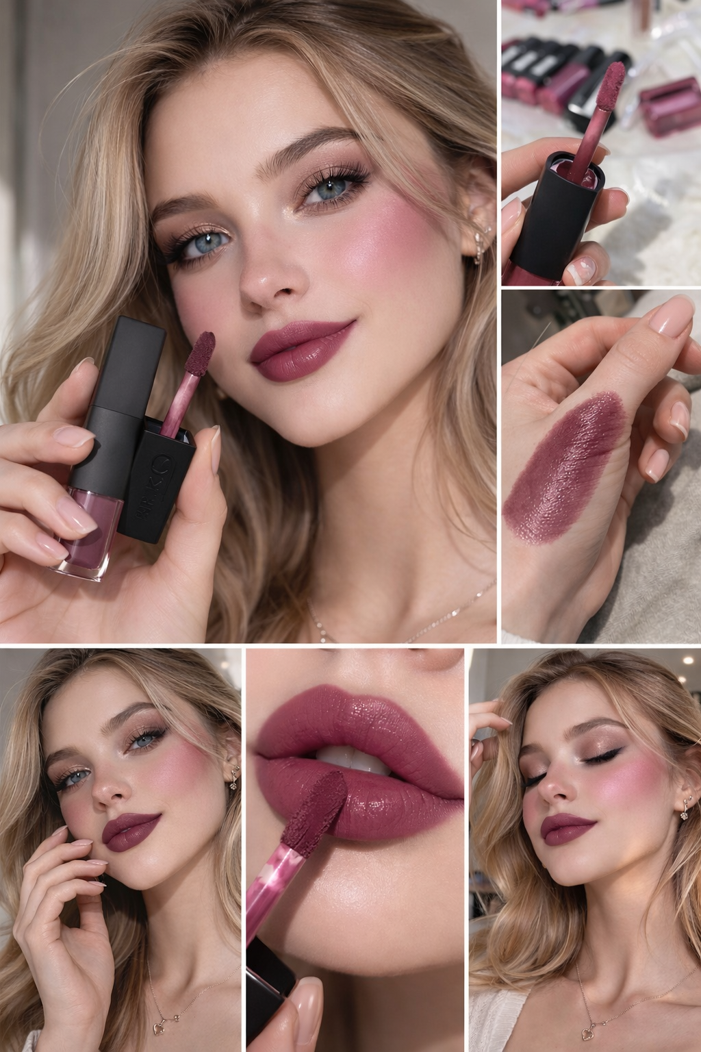 Shaka Innovative Beauty Cheek & Lipstick 102 Elegant Rose ( لون صاير على Bois de Rose ) ( Lipstick & Creamy Blush )