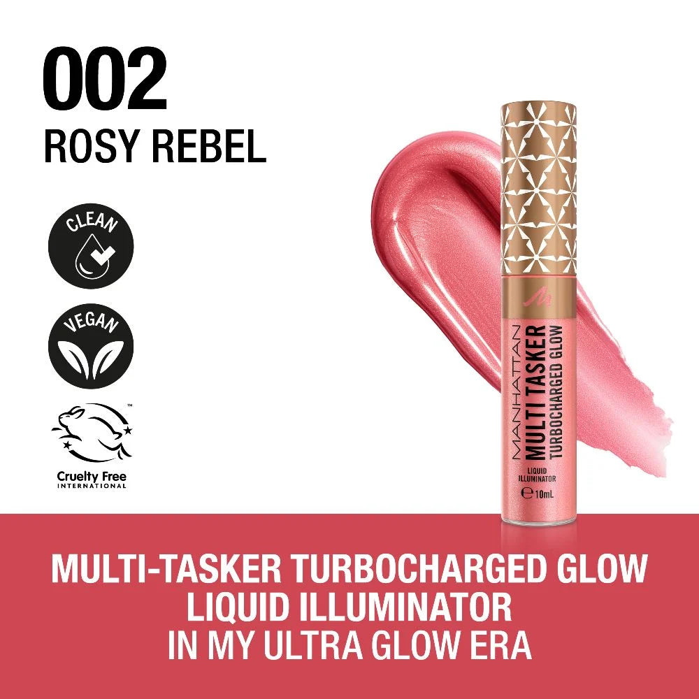 Manhattan Multi-Tasker · Turbocharged Glow · 002 Rosy Rebel