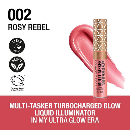 Manhattan Multi-Tasker · Turbocharged Glow · 002 Rosy Rebel