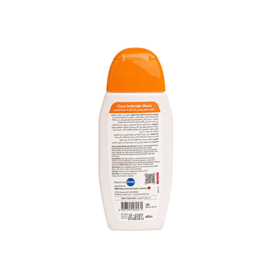 Covixcare Intimate Area Wash Peaches Extract 215ml