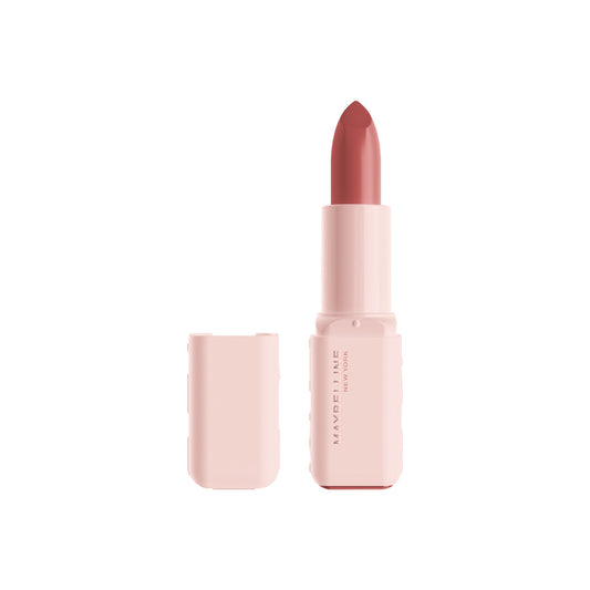 Maybelline Serum Lipstick, Hydrating Lip Makeup with 8HRs of Lip Plumping Moisture with Hyaluronic Acid + Oil Blend 106 Maybe It Soft ( Satin )