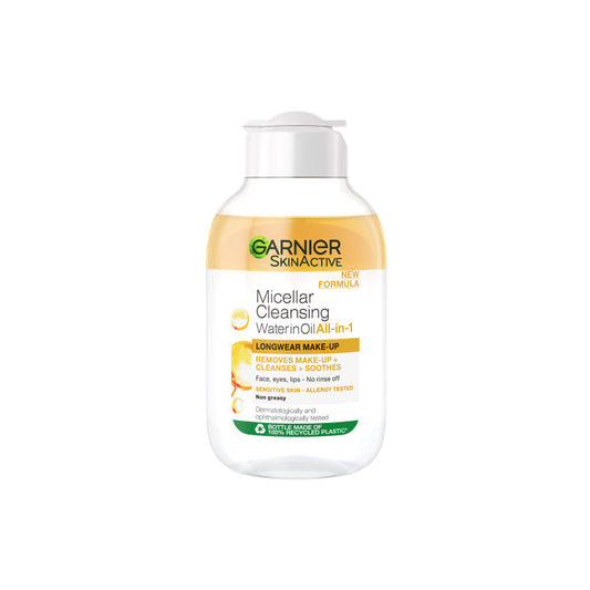 Garnier Micellar Water Oil-Infused Facial Cleanser and Waterproof Makeup 100 ml