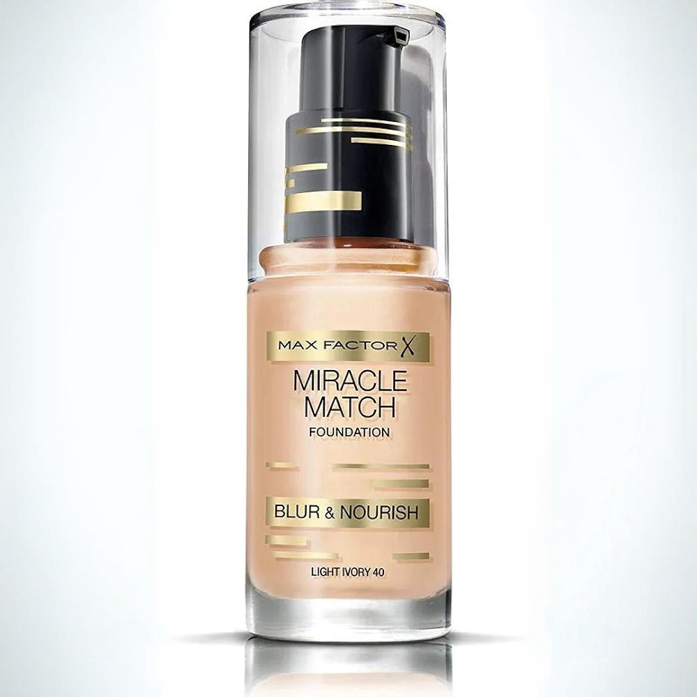 Max Factor Miracle Match Foundation , Light Ivory 40