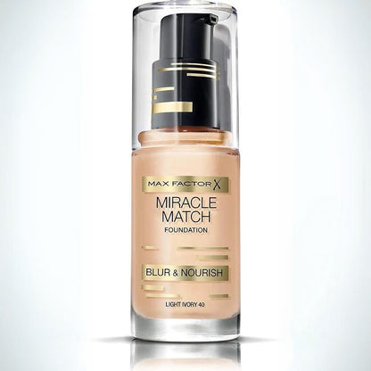 Max Factor Miracle Match Foundation , Light Ivory 40