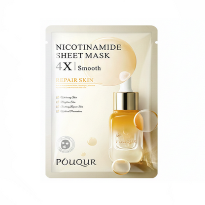 POUQUR Nicotinamide Repair Skin Korean Face Sheet Mask