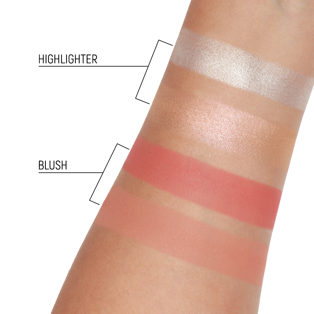 Character 4 Color Blush & Highlighter Palette Moondust Muse - CGP201