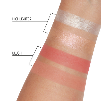 Character 4 Color Blush & Highlighter Palette Moondust Muse - CGP201