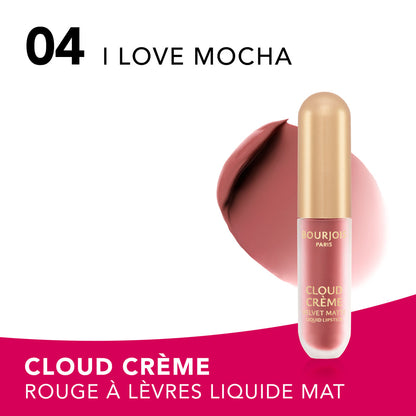 Bourjois Cloud Crème Matte Lipstick 04 I Love Mocha