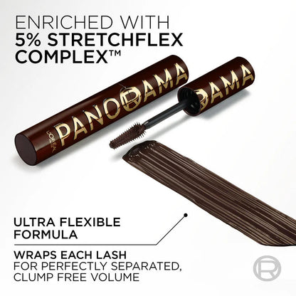 L'Oréal Voluminous Panorama Mascara, Volumizing and Lengthening ( Brown )