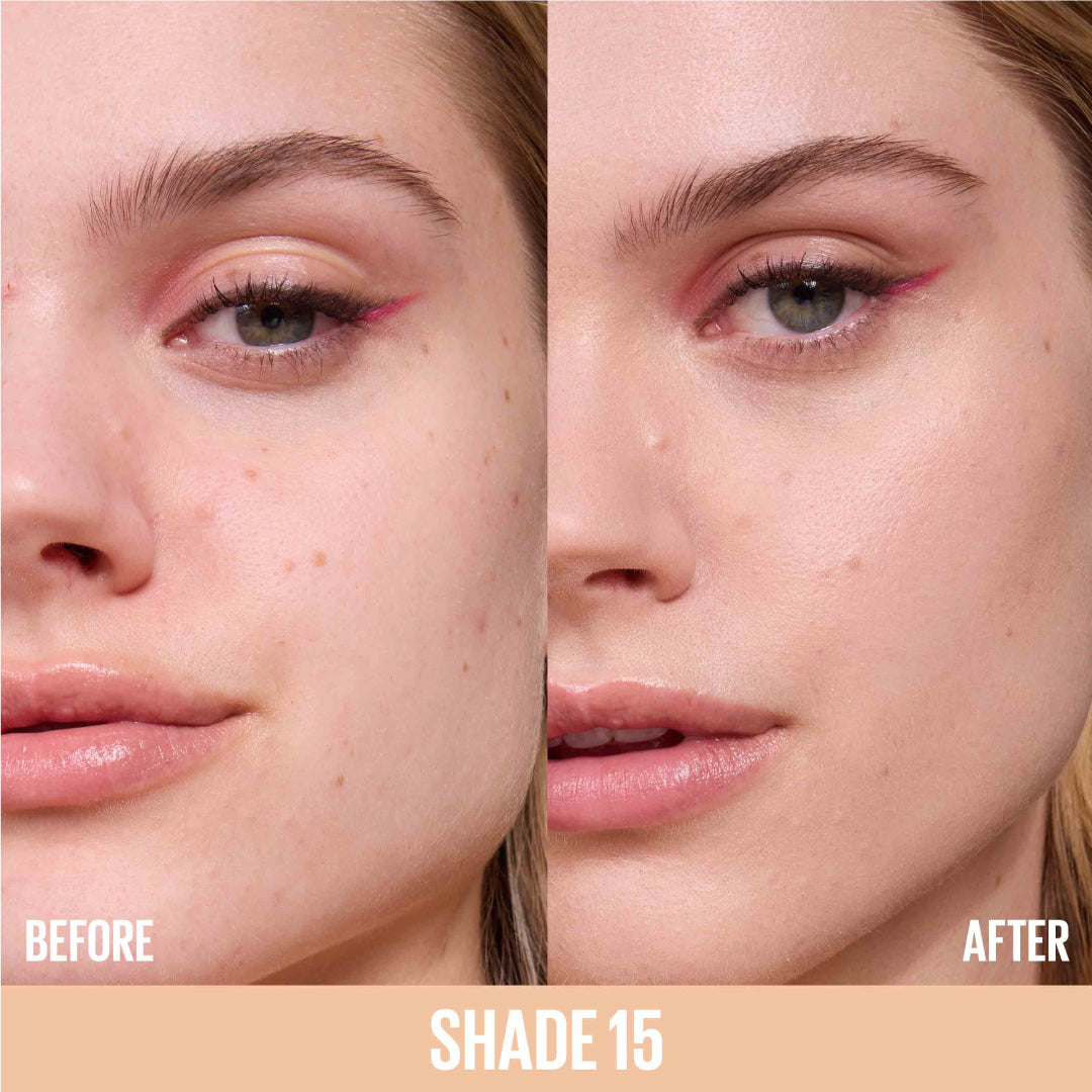 Maybelline Lifter Serum Concealer, Full Coverage, Includes 2% Peptides + Caffeine to Hydrate & Brighten Under Eyes 15