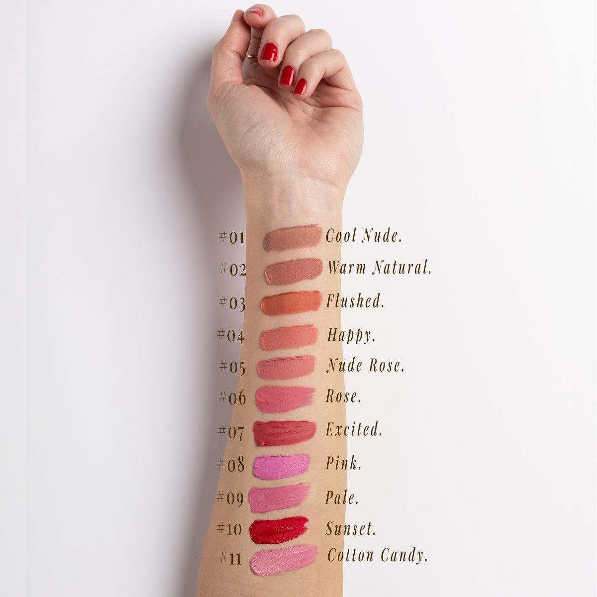 Seventeen Matte Liquid Blush 01 Cool Nude