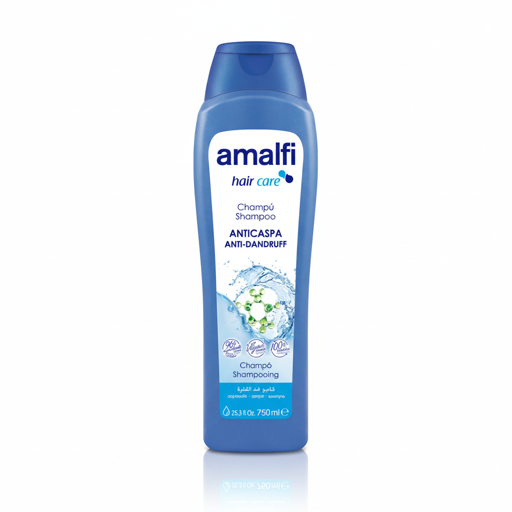 Amalfi Anti Dandruff Shampoo 750 ml Family Size ضد القشره