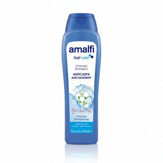 Amalfi Anti Dandruff Shampoo 750 ml Family Size ضد القشره