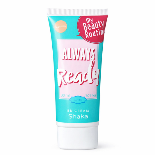 Shaka BB Cream My Beauty Routine Always Ready 30ml ( Medium ) بياخد لون الوجه ( Outlet )