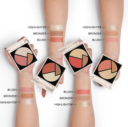 Character Trio Touch Palette ( Blush , Bronzer , Highlighter ) 02