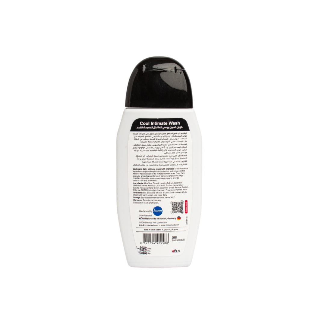 Covixcare Intimate Area Wash Charcoal Extract 215ml