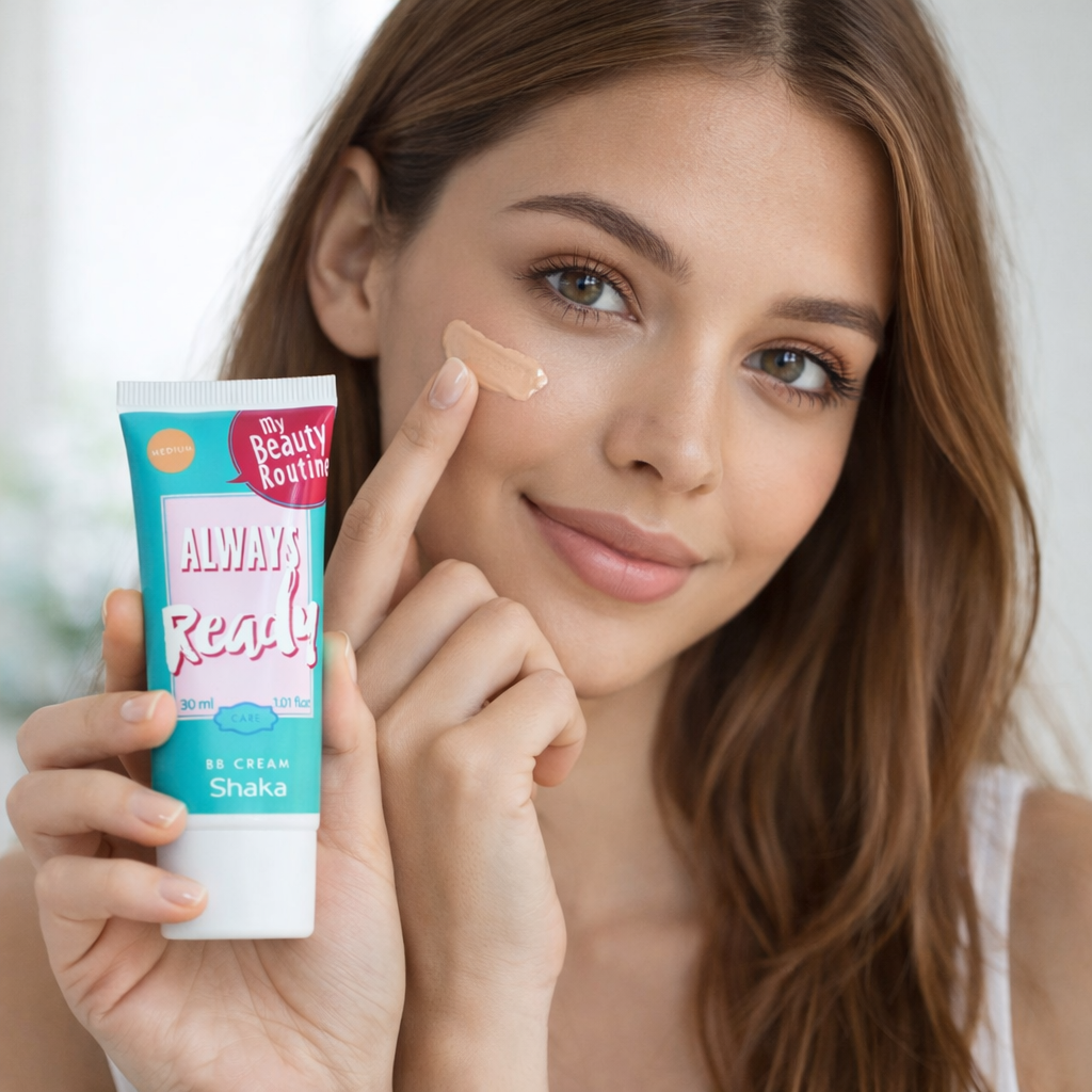 Shaka BB Cream My Beauty Routine Always Ready 30ml ( Medium ) بياخد لون الوجه