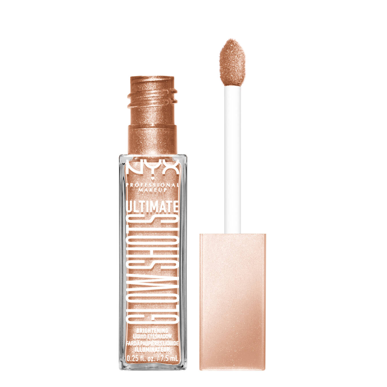 NYX Professional Makeup Ultimate Glow Shots, Brightening Liquid Eyeshadow 05 High-key Lychee