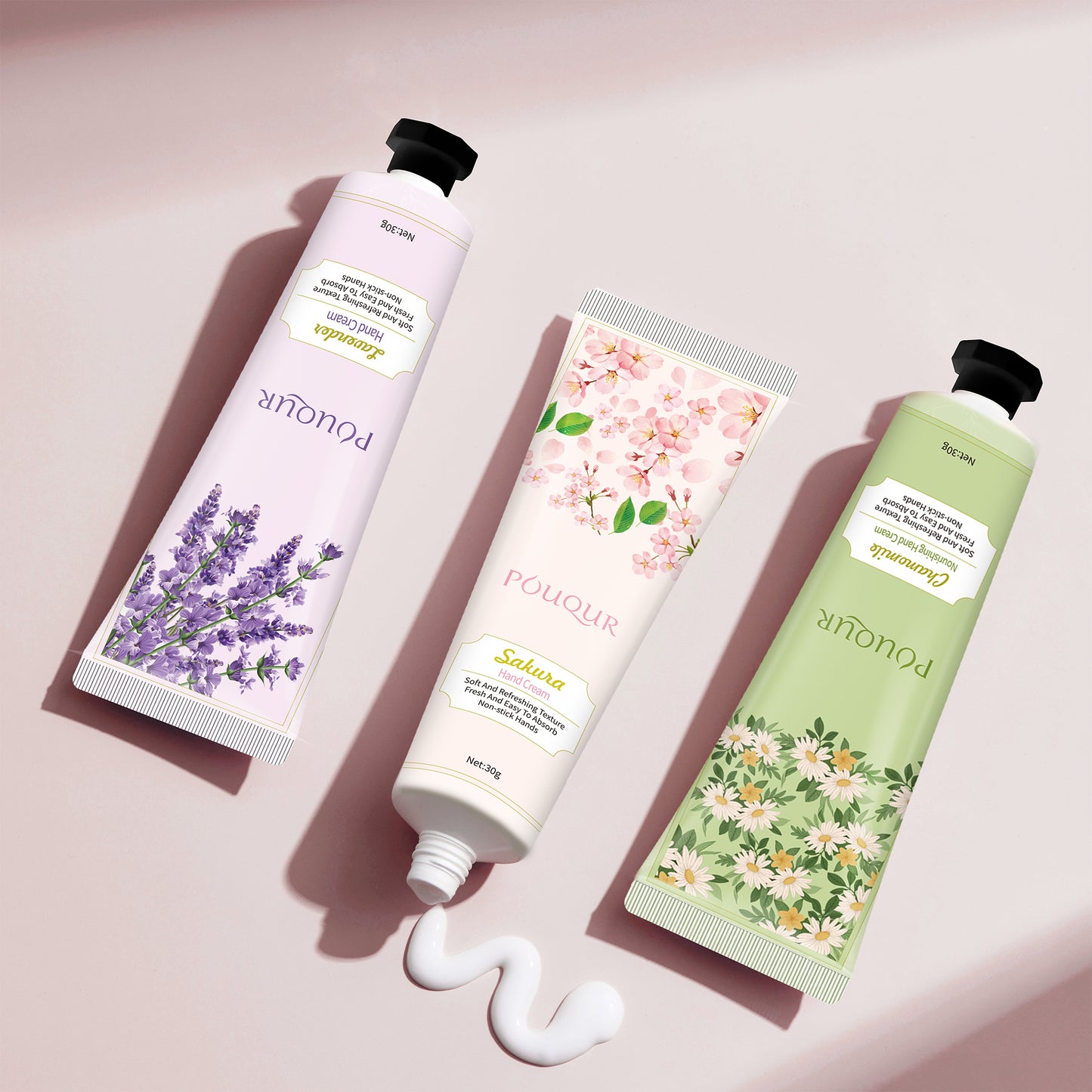 7 pcs Randomly Hand Cream Soft & Refreshing Texture 30 ml