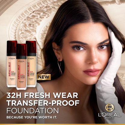L'Oreal Paris Infallible 32h Fresh Wear Foundation SPF25 145 Cool Rose