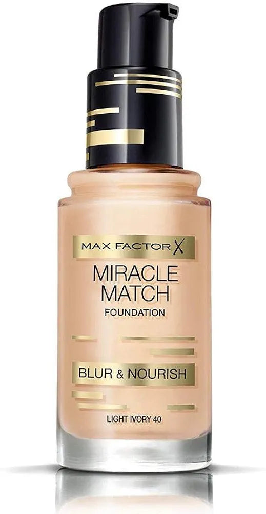 Max Factor Miracle Match Foundation , Light Ivory 40