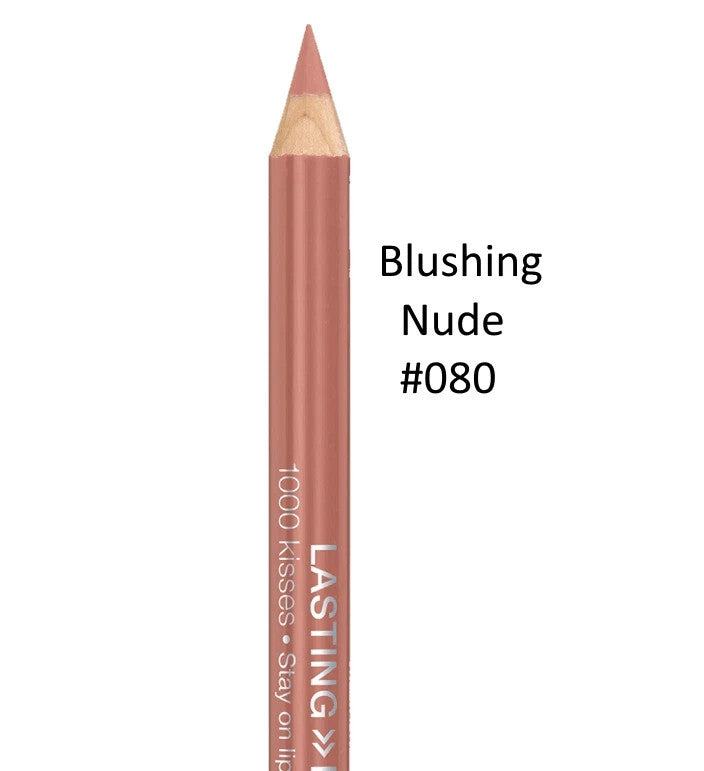 Rimmel Lasting Finish 1000 Kisses Stay On Lip Liner Pencil  080 Blushing Nude
