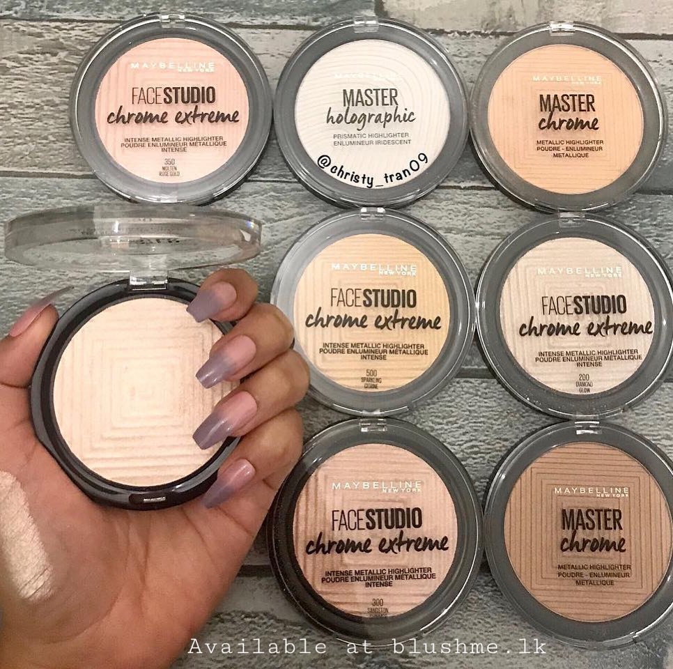 Maybelline Chrome Extreme Intense Metallic Highlighter - 200 Diamond Glow