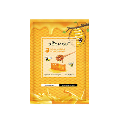 SEOMOU Honey Fullerene Hydrating Korean Face Sheet Mask