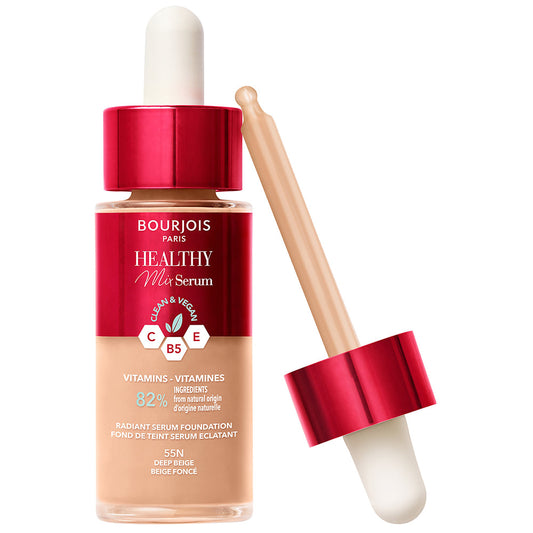 Bourjos Healthy Mix Serum Foundation 55 Deep Beige