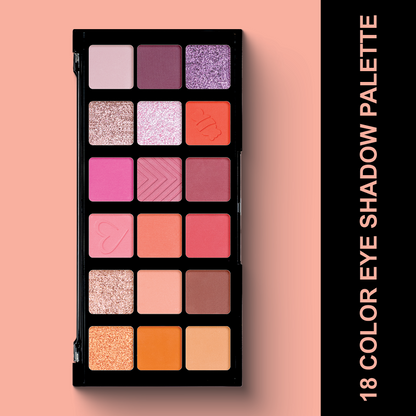 Character 18 Color Eyeshadow Palette Romantic Haze - CFC001